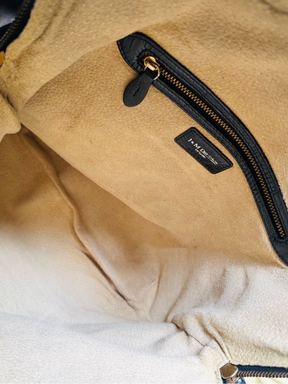 J&M Davidson of England Black Crossbody and Tote - Picture 14 of 16